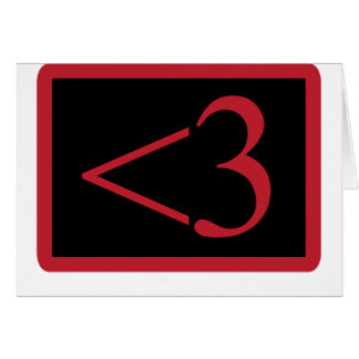 Cartão O coração do geek