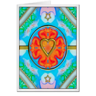 Cartão o coração dos meus aggel