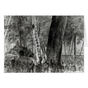 Cartão O corpo de Jean Paul Marat