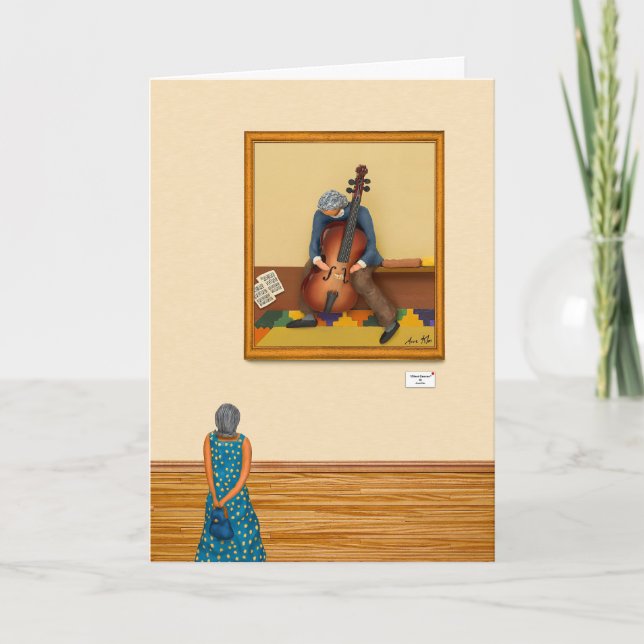 Cartão O crítico #2 da arte (Frente)