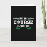 O Curso Estará Com Você Golfe Golfe Golfe Engraçad