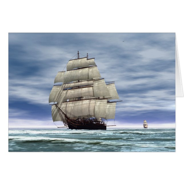 Cartão O Cutty Sark (Frente Horizontal)