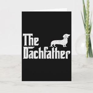 Cartão O Dachshund Presentes engraçados de cachorro salsi