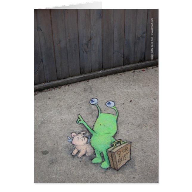 Cartão o desconhecido ou o busto (Frente)