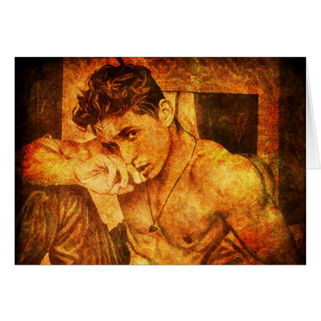 Cartão O desejo de Romeo (Frente horizontal)