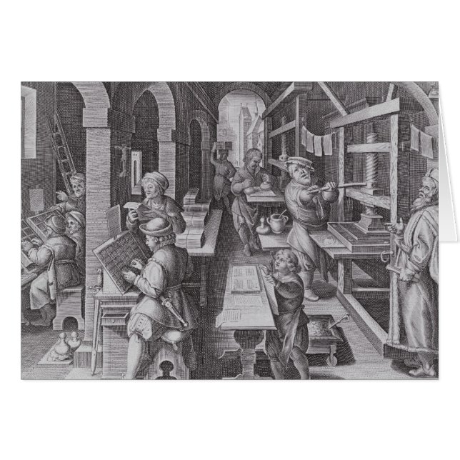 Cartão O desenvolvimento da impressão (Frente Horizontal)