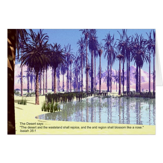 Cartão O Deserto (Frente Horizontal)