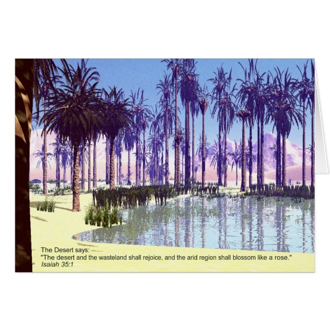 Cartão O Deserto (Frente Horizontal)