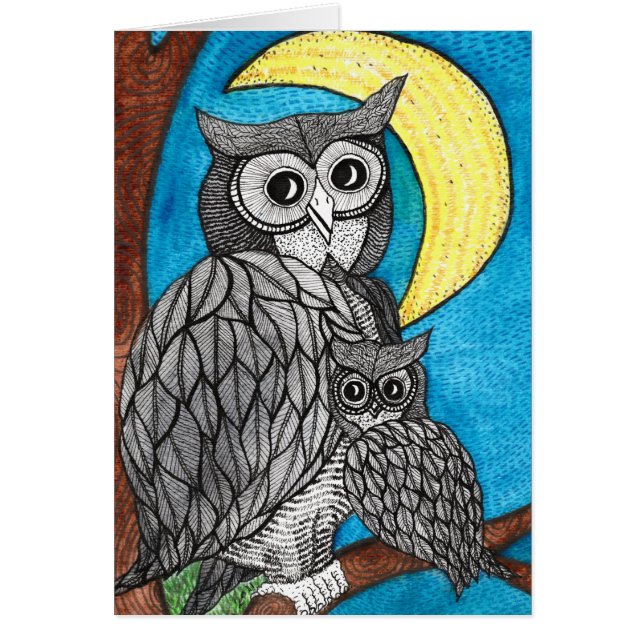 Cartão O design da palavra da mãe (Frente)