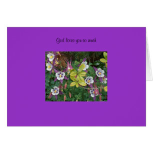 Cartão O deus ama-o tanto