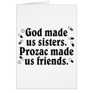Cartão O deus fez-nos irmãs