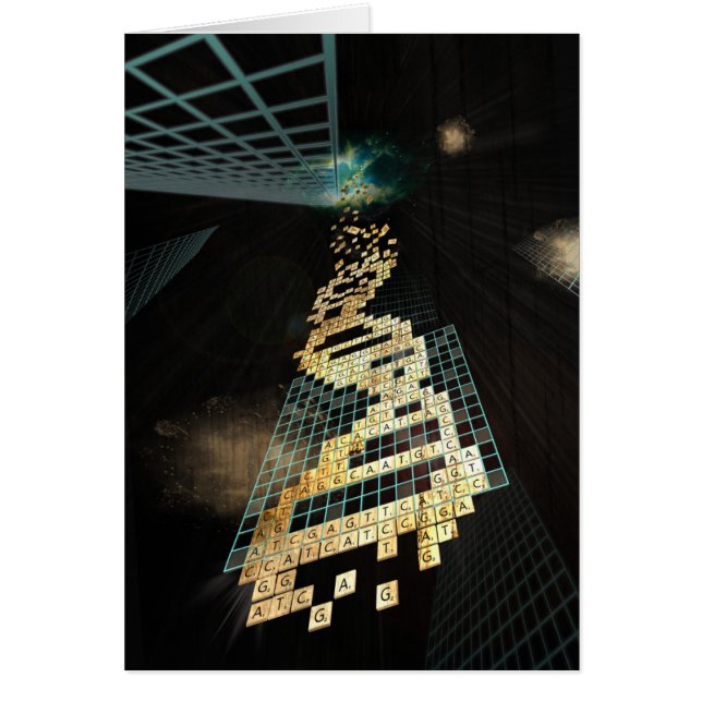 Cartão O deus não joga os dados 2014 (Frente)