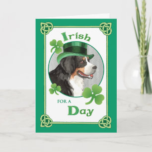 Cartão O dia Berner de St Patrick