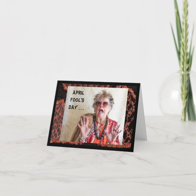 Cartão O Dia da Bobagem de abril é cancelado (Frente)