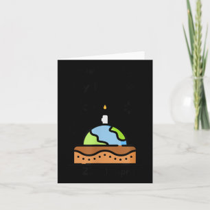 Cartão O Dia da Terra é o meu aniversário Pro Environment