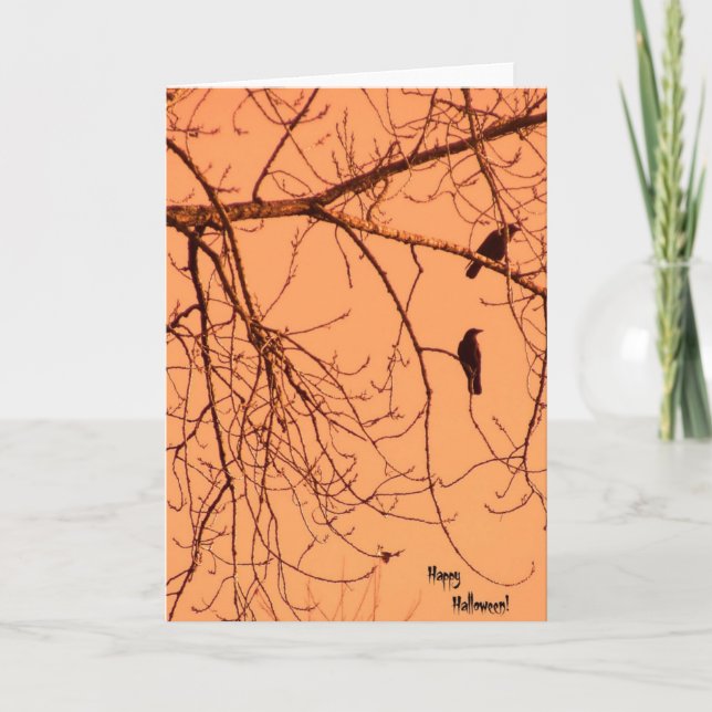 Cartão O Dia das Bruxas (Frente)