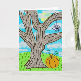 Cartão O Dia das Bruxas feliz!