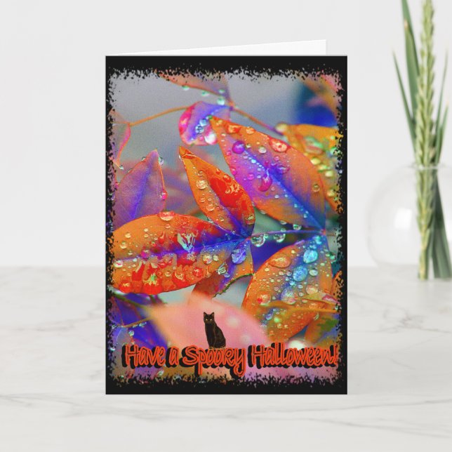 CARTÃO O DIA DAS BRUXAS FELIZ! (Frente)