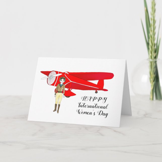Cartão O dia das mulheres internacionais (Frente)