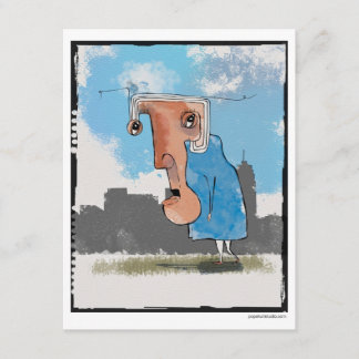 Cartão O dia de cabelo ruim da Madame Gronk...