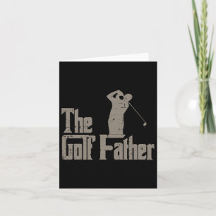 Cartão O Dia de os pais Engraçado Parody Golfer Da.