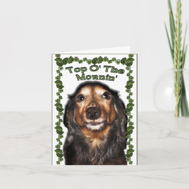 Cartão O dia de St Patrick (Frente)