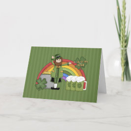 Cartão O dia de St Patrick feliz