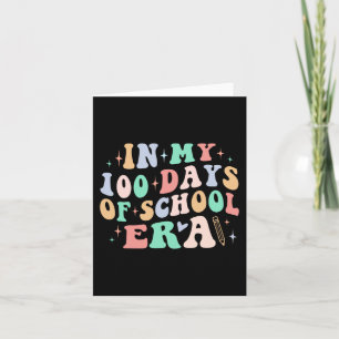 Cartão O Dia Do Professor Na Escola Em Meus 100 Dias De E