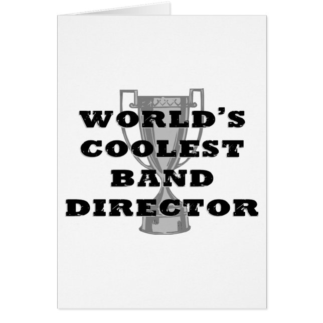 Cartão O diretor o mais fresco da banda (Frente)