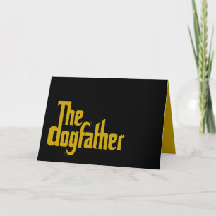 Cartão O Dogfather - Presente do Dia dos Pais para o Papa