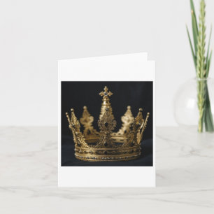 Cartão O Dourado Vinheta Coroa