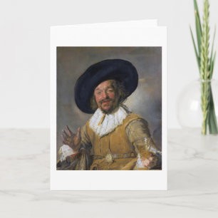 Cartão O Drinker Feliz, Frans Hals, 1628-1630