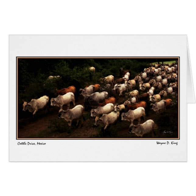 Cartão O Drive Home, México (Frente Horizontal)