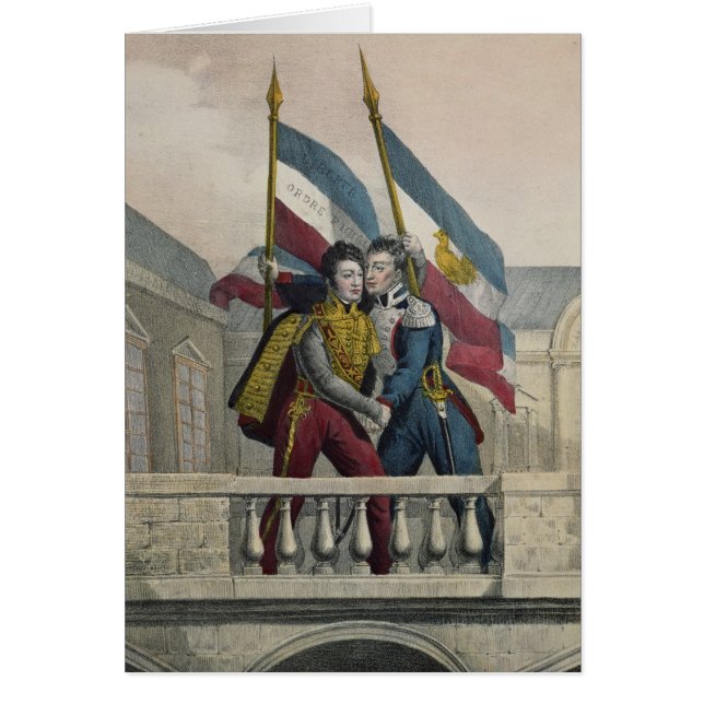 Cartão O duque de Orleans (Frente)