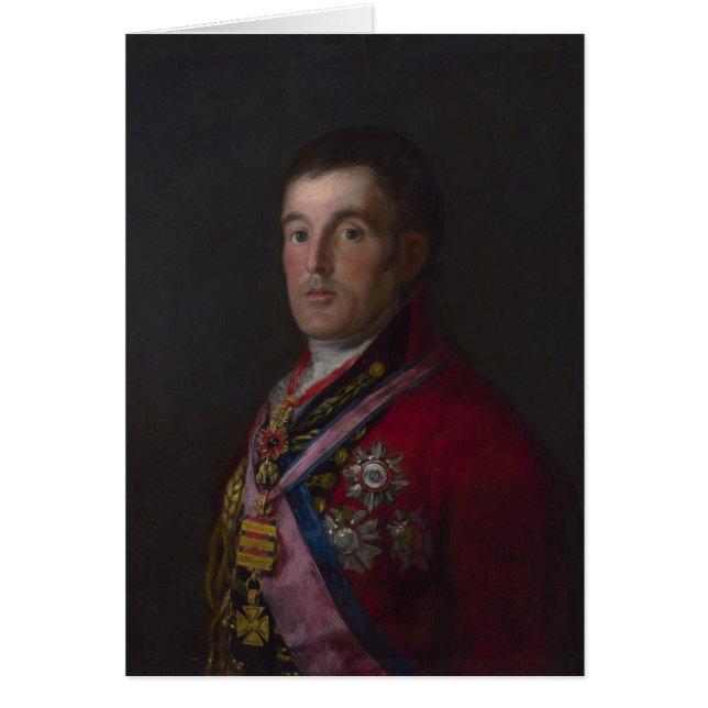 Cartão O duque de Wellington (Frente)