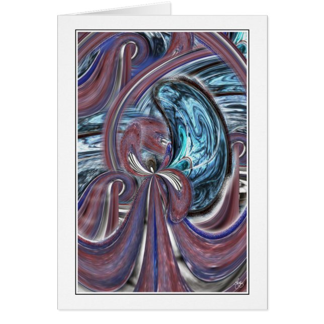 Cartão O efeito borboleta (Frente)