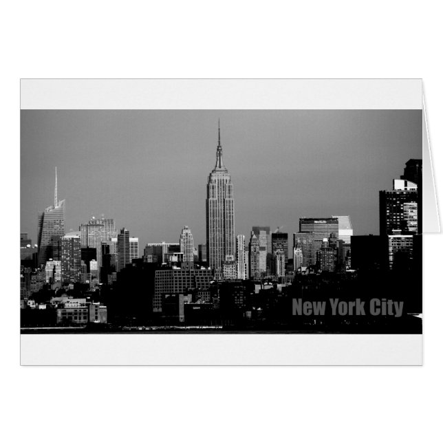 Cartão O Empire State Building (Frente Horizontal)