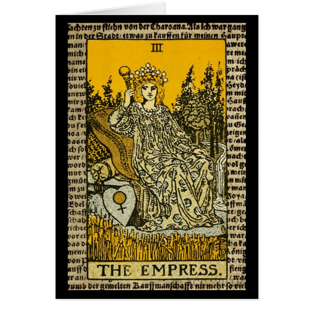 Cartão O Empress Tarot (Frente)