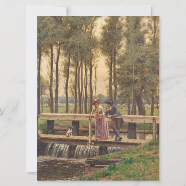 Cartão O Encontro Romântico (Frente)