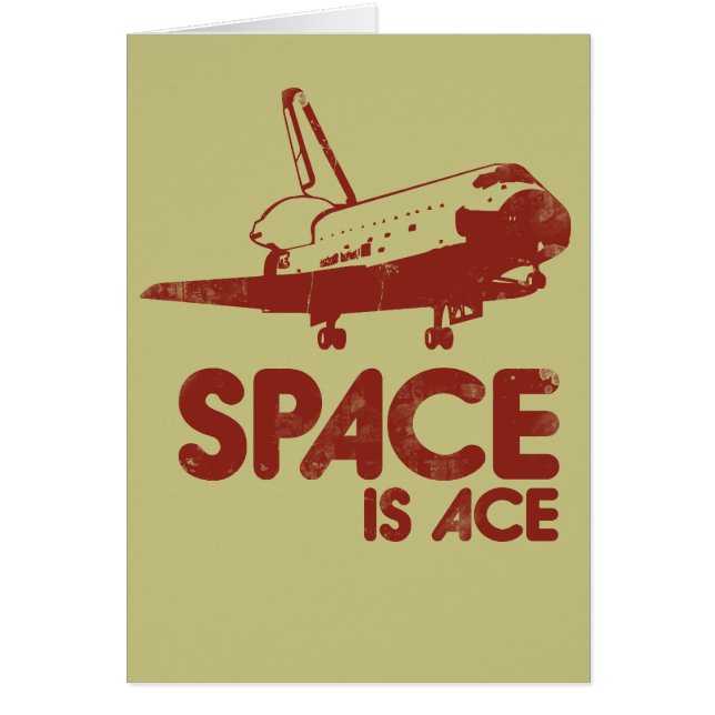 Cartão O espaço é Ace (Frente)