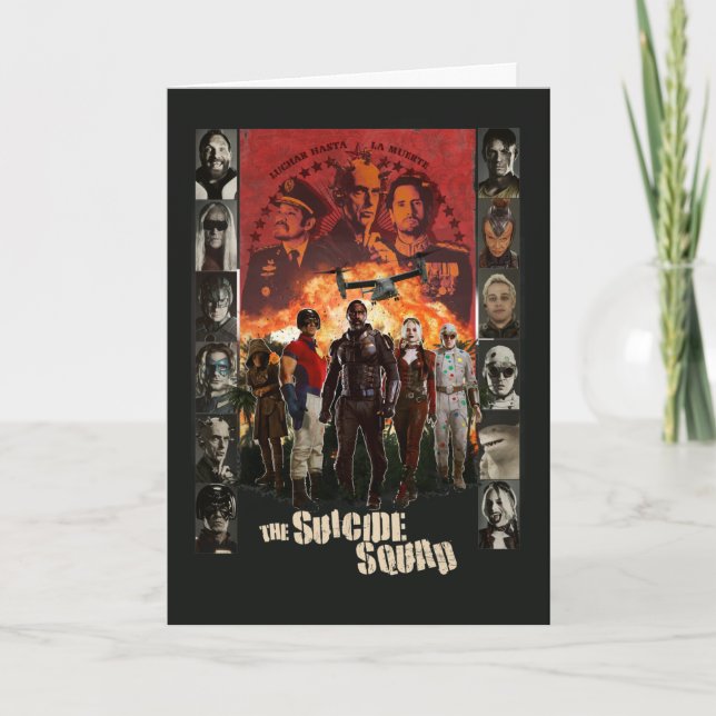 Cartão O Esquadrão Suicida | Portadora de Caracteres de E (Frente)