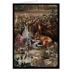 Cartão O Esquilo Ferido