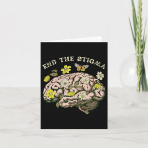 Cartão O Estigma Sensibiliza Problemas de Saúde Mental Vi