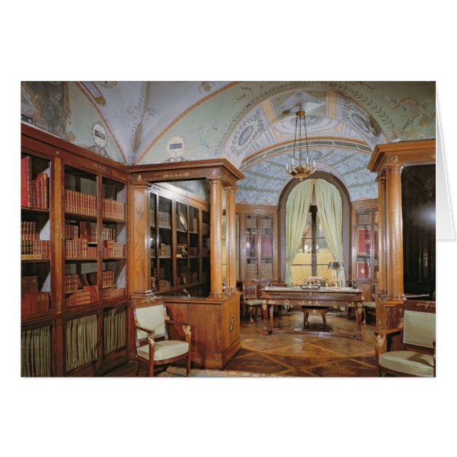 Cartão O estudo de Napoleon Bonaparte, c.1800 (Frente Horizontal)