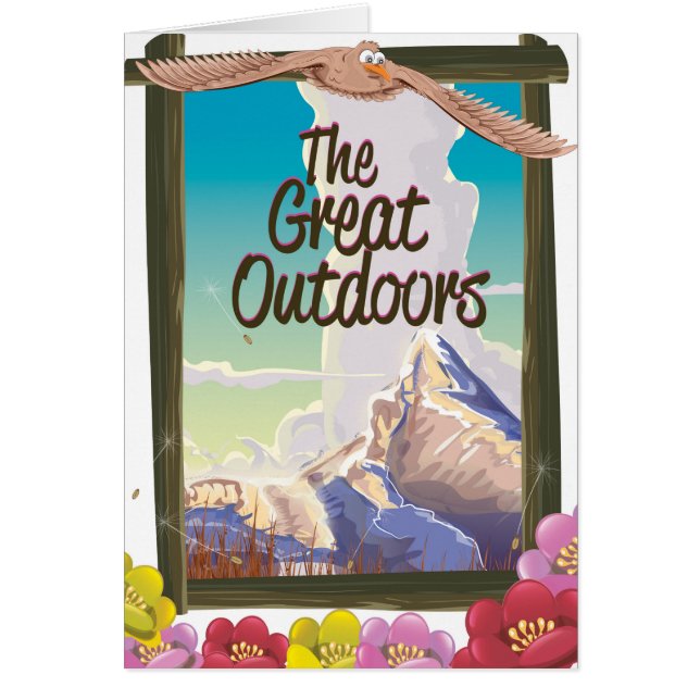 Cartão O Excelente ao ar livre! (Frente)