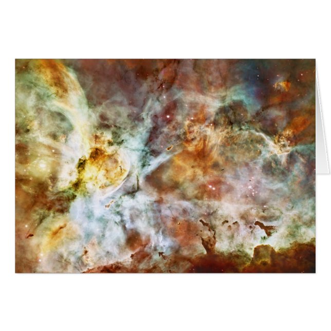 Cartão O Excelente Carina Nebula NGC 3372 - Nascimento da (Frente Horizontal)
