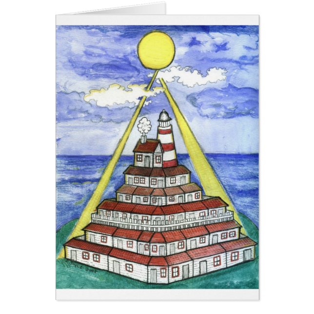 Cartão O farol de Laura (Frente)