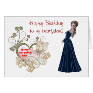 Cartão O feliz aniversario ao melhor amigo adiciona uma