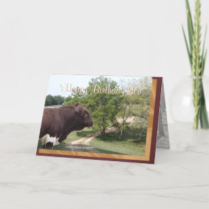 Cartão O feliz aniversario Filho-personaliza