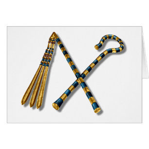 Cartão O Flail e o trapaceiro de Tutankhamun